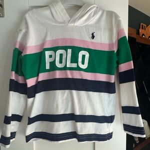 Polo by Ralph Lauren White and Green Shirt